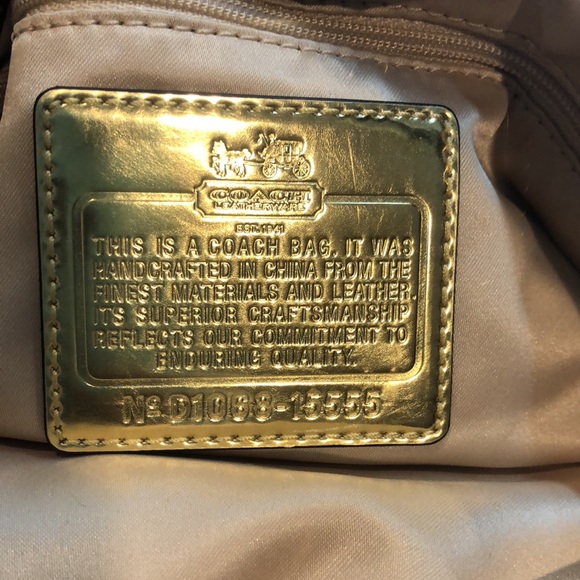 RARE COACH Madison Phoebe Ocelot Triple Pocket Shoulder Bag NWOT - Picture 12 of 17